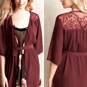 Anthropologie Eloise Lace Robe